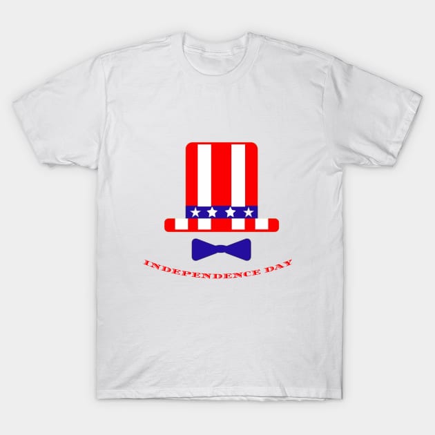Independence Day T-Shirt by LegnaArt